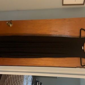 Black maxi dress